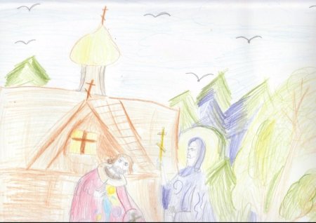 Житие Сергия Радонежского рисунок