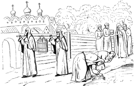 Раскраска Преподобный Сергий Радонежский