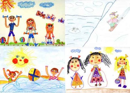 ЗОЖ рисунки для детей дошкольного возраста