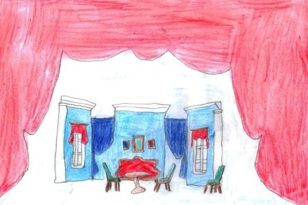 Декорации для театра рисунок