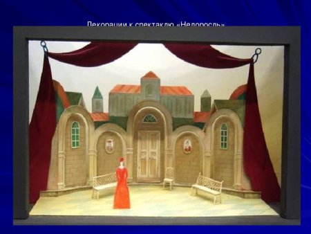 Театральные декорации к спектаклям