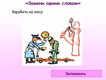 Фразеологизм зарубить на носу