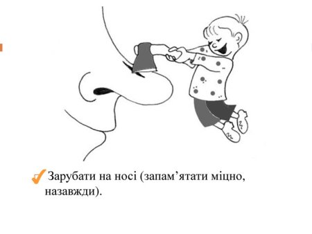 Заруби себе на носу