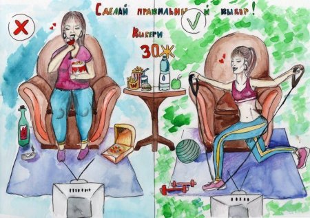 Здоровый образ жизни рисунок