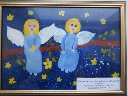 Рождественские рисунки для детей