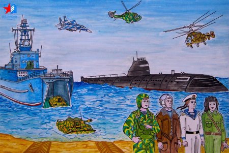 Рисование наша армия родная в подготовительной группе