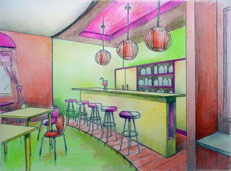 Кафе карандашом