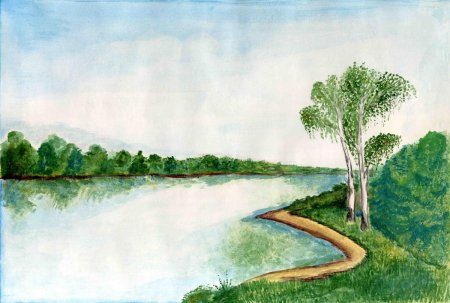 Рисунки родного края детские