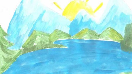 Родной край рисунок