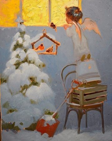Художник Виктор Низовцев ангел