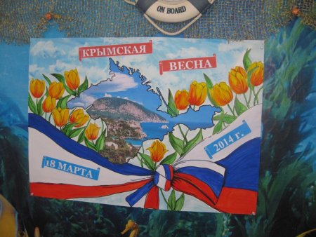 Рисунок на тему Крымская Весна