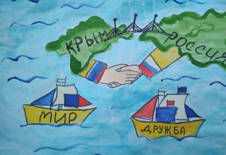 Присоединение Крыма к России для детей