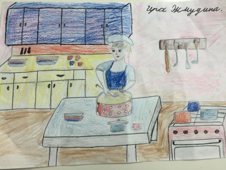 Детские рисунки профессия мамы