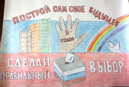 Выборы глазами детей рисунки