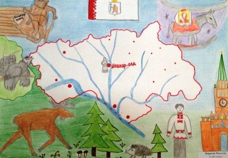 Родной край рисунок