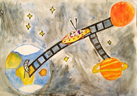 Рисунок на тему космос