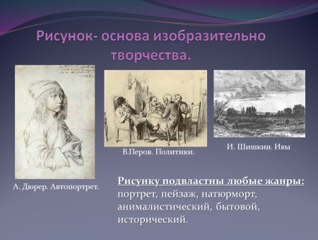 Рисунок основа изобразительного искусства