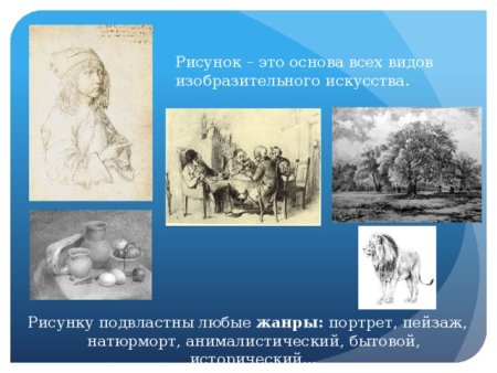 Рисунок основа изобразительного творчества