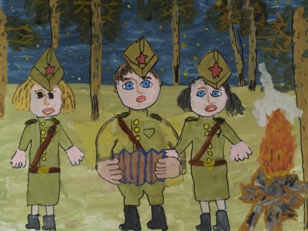 Картина на тему они сражались за родину