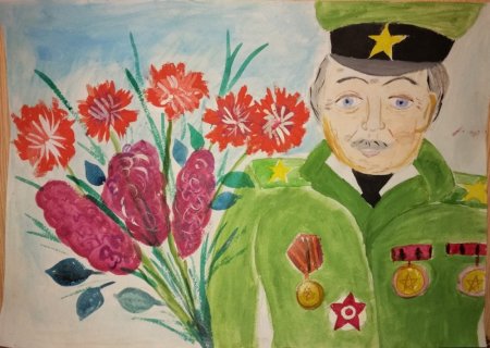 Конкурс рисунков на тему они сражались за родину