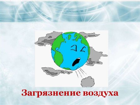 Загрязнение воздуха рисунок