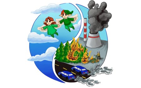 Загрязнение окружающей среды рисунки