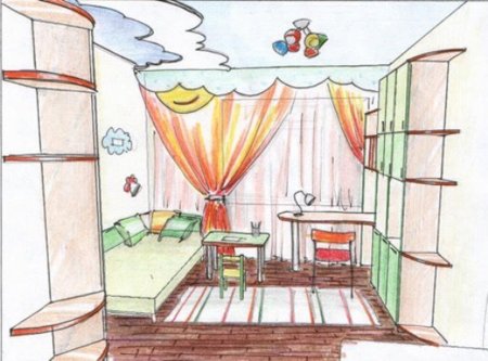 Рисунок комнаты