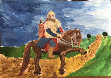 Иллюстрация к былине Илья Муромец