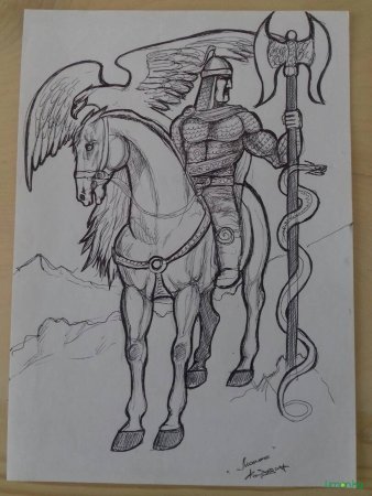 Разукрашку Илья Муромца