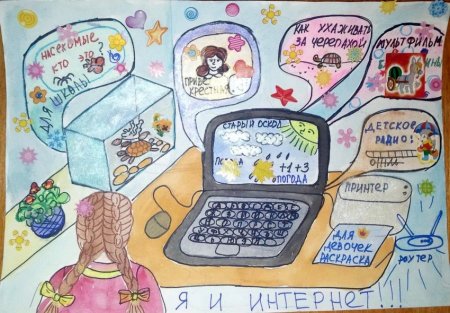 Плакат на тему компьютер