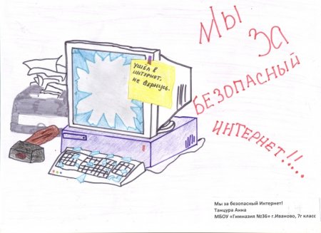 Рисунки по безопасности в интернете