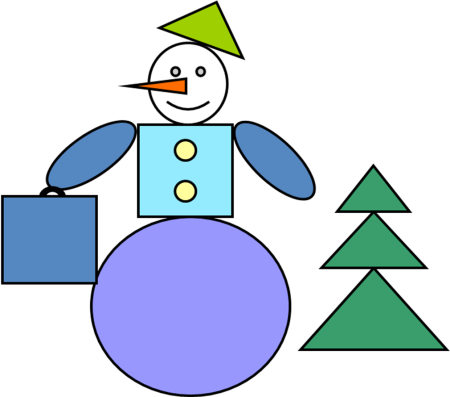 Геометрические фигуры для дошкольников раскраски