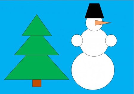 Предметы из геометрических фигур