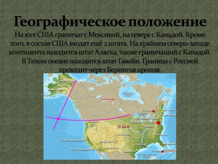 Географический рисунок хозяйства