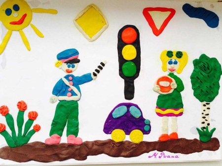 Поделки на тему ПДД для детского сада