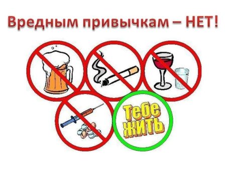 Откажись от вредных привычек для детей