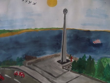 Достопримечательности Ульяновска рисунки