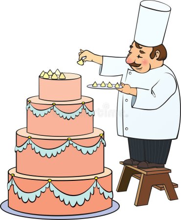 Человек готовит рисунок