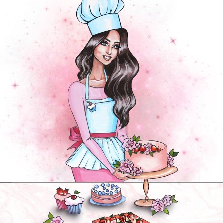 Повар стилизованный