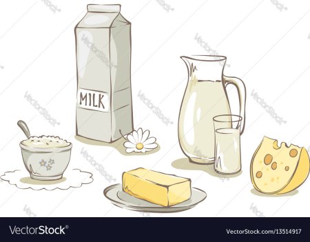 Нарисовать молоко