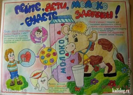 Молочная продукция с коровой