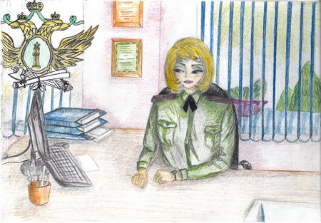 Рисунок ко Дню полиции
