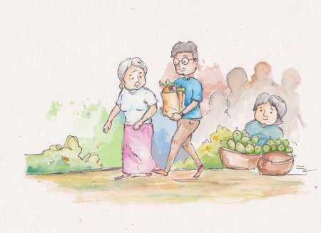 Сюжетная картина семья для детского сада