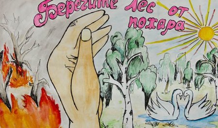 Плакат на тему пожар