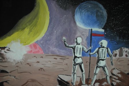 Рисунок на тему космос