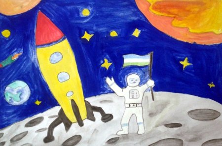 Сюжетная композиция космос