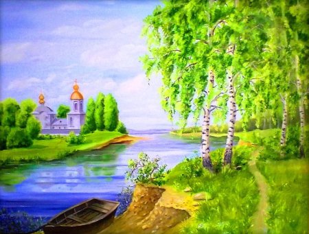 Деревенская Церковь Есенинская Русь