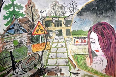 Чернобыль рисунки