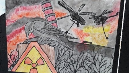 Рисунок ЧАЭС Припять