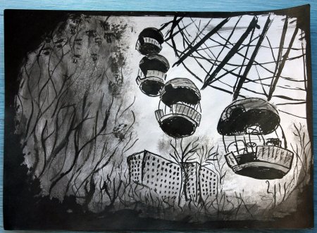 Чернобыль карандашом